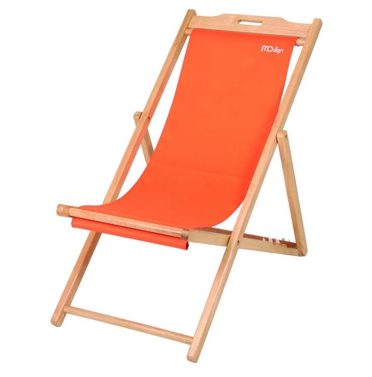 high quality colored deck chair wooden wholesale