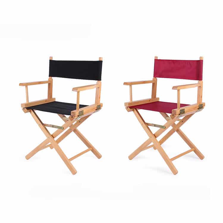 low outdoor directors chair with canvas